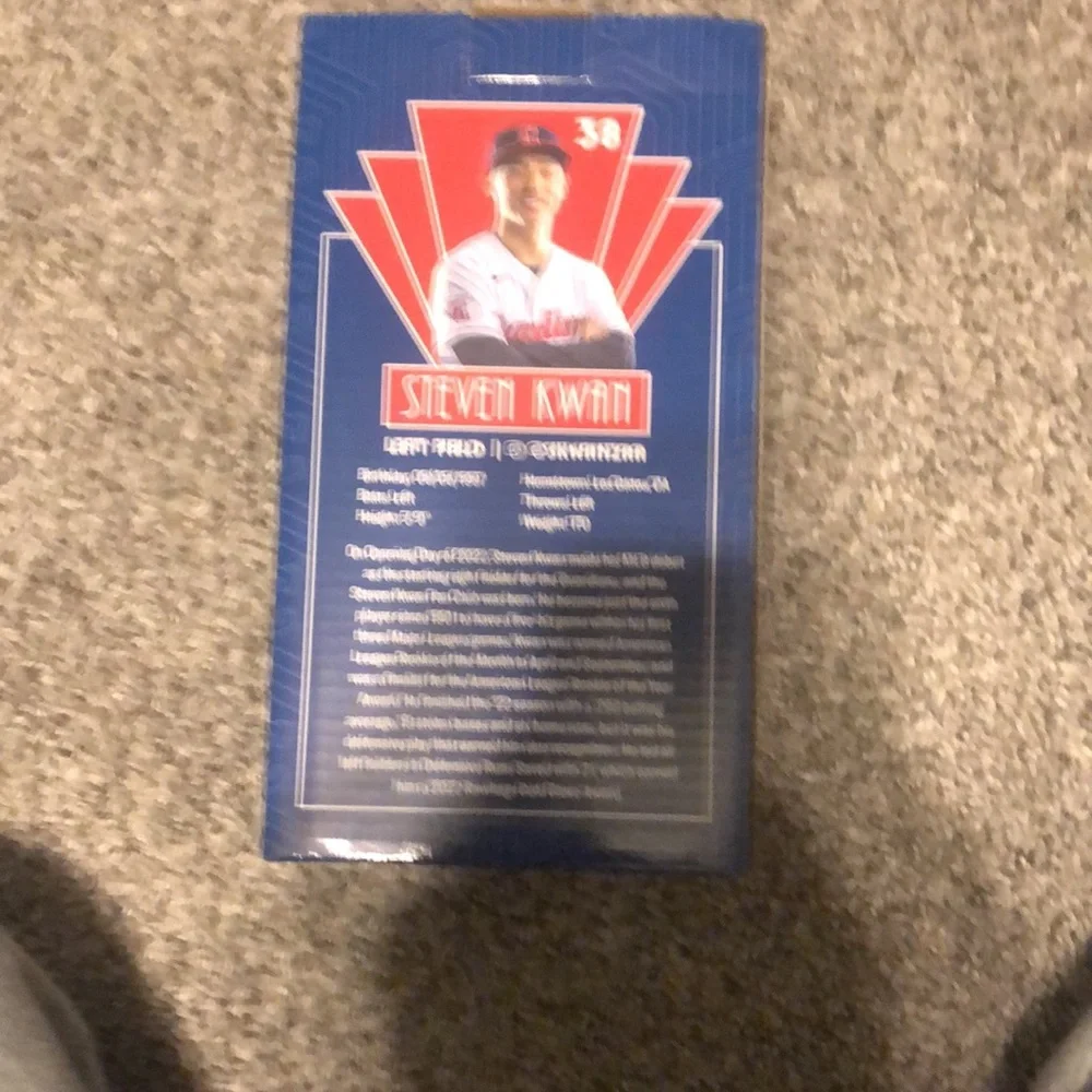 Steven kwan bobble head. Rare! - Picture 2 of 2